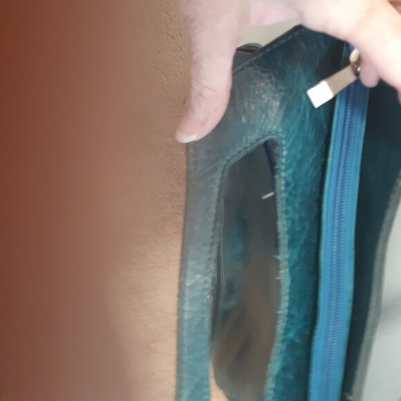 Teal/Turquoise shoulder bag purse - Picture 7 of 11